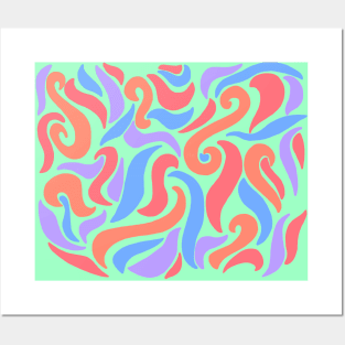 Swirly Swirls Posters and Art